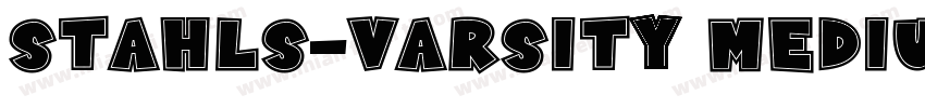 Stahls-Varsity Medium Version字体转换
